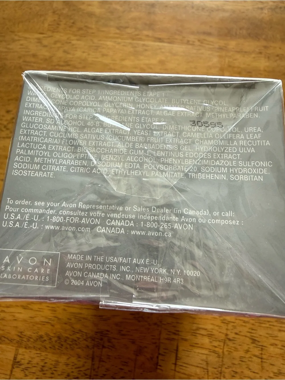 Avon Anew Clinical 2-Step Facial Peel 30 Applications Chemical Peel Sealed 2004